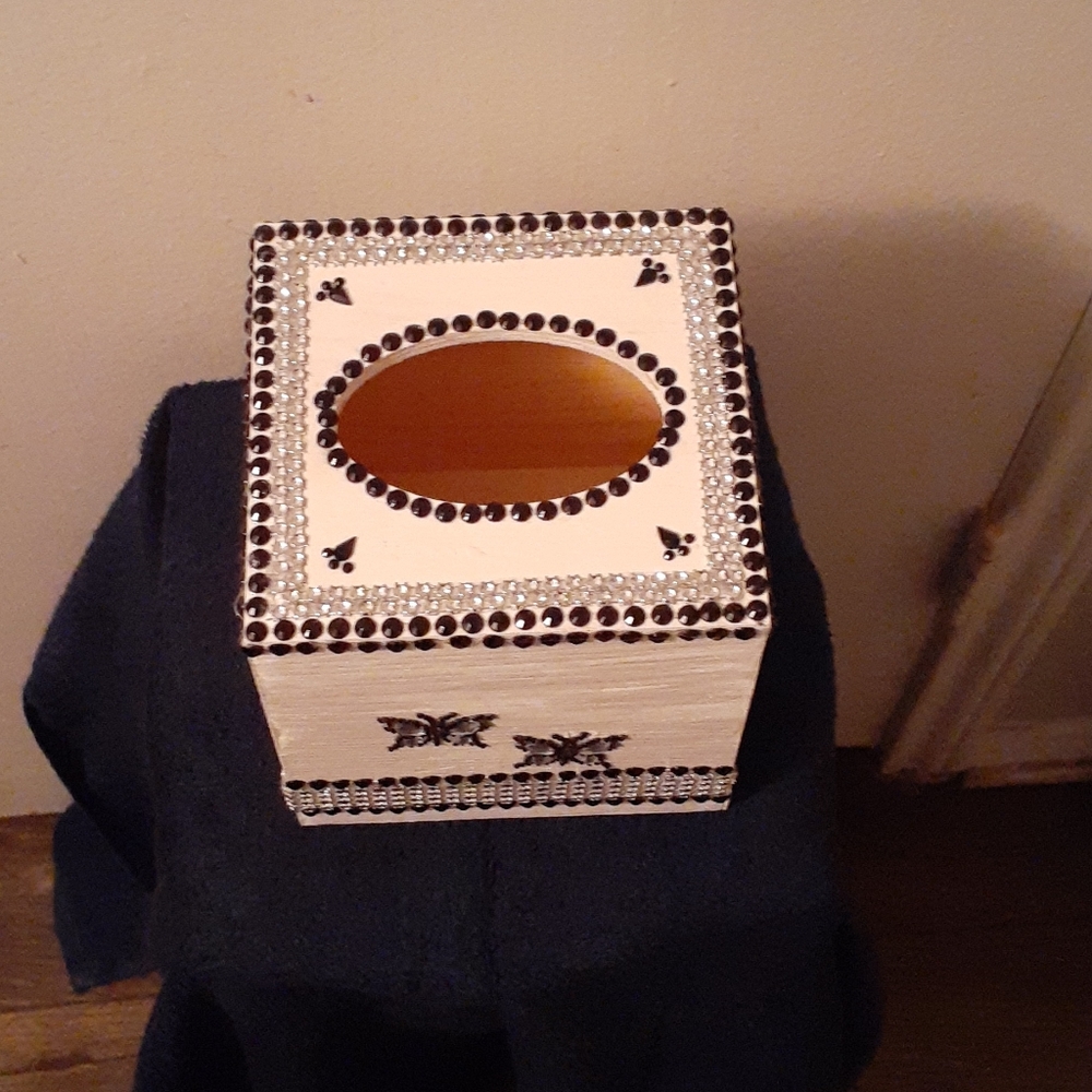 Hand Crafted tisue box holder